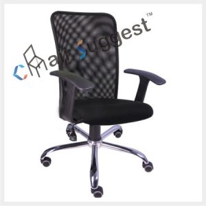 Low back net chair